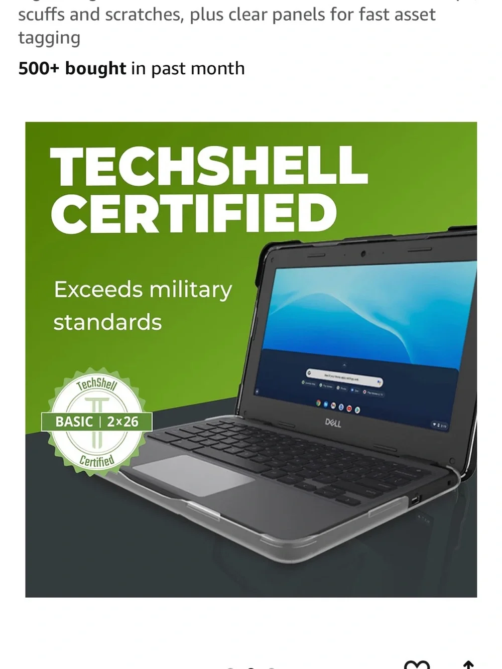 Dell Chromebook Clear Protective Case
